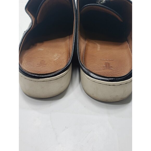 FRYE 3476717- Black Leather Women's Lena Zip Mule Slip-On Sneaker Size 8.5 - Picture 7 of 9